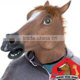 Vinyl Cosplay Animal Horse Head Masquerade Mask thumbnail-3
