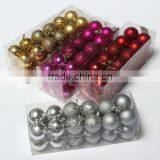 Cheap 24 Pcs Glitter Christmas 4 6 8 10cm Balls Baubles Xmas Tree Hanging Ornament Christmas Decor thumbnail-2