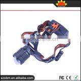 Waterproof Aluminum Alloy ABS 1600 Lumens 1 Led T6 Rechargeable Hunting Headlamp Light thumbnail-2