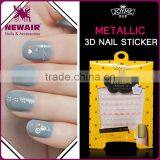 New Air Fashion Customized Body Metal StyleNail Art Stickers thumbnail-6