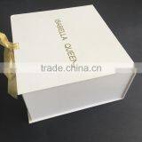 White Color Foldable Structure Kid Boys Children White Baby Clothes Box Ribbon Closure thumbnail-3