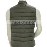 Men's Fashion Cold Weather Winter Sleeveless Puffy Vest High Neck Hooded thumbnail-3