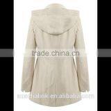 Best Selling Ladies Korean Cotton Hooded Toggle Jacket Wholesale thumbnail-4