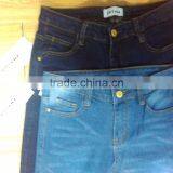 GZY Guangzhou Stock Lots Classical Slim Fit Ladies Jeans Top Design thumbnail-5