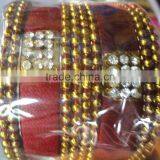 Girls Fashion Bangle Sets, Indian Churi Bracelet,Thread Bangle Sets for Children thumbnail-2