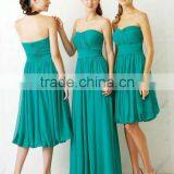 Turquoise Backless Style Evening Dress for Seniors thumbnail-1