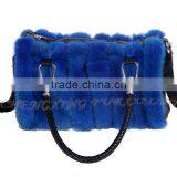 CX-H-57B New Fashion Women Hand Bags Printed Mink Fur Satchel thumbnail-4