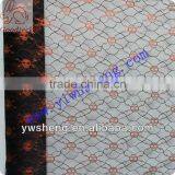 Wholesale 100% Nylon or Polyester Tulle Mesh Fabric With Orange Ghost thumbnail-1
