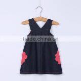 MGOO New Arrival Girl Casual Little Dress Sleeveless Patchwork Flowers For the Stage Vestidos CS001 thumbnail-2