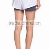 MGOO OEM Service Double Layer Performance Shorts Perforated Dri Fit Sports Short Pants With Drawstring Waist thumbnail-2