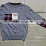 OEM 100% Cotton Jacquard Pattern Knitted Boys Sweaters thumbnail-5