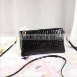 Korean Fashion Single Shoulder pu Leather Crocodile Lady Women's Shopping Hand Bag thumbnail-1