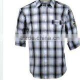 Mens Long Sleeve Check Shirt thumbnail-1