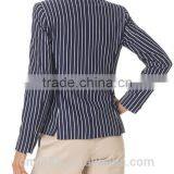 Wholesale Women Single Button Stripe Blazer thumbnail-2