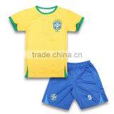 2016 Lastest Uniform Designs 100% Polyester Plain Football Jersey Soccer thumbnail-3