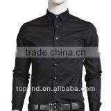 Shirts Manufacturer China Oem Long Sleeve Black Dress Man Shirt thumbnail-1