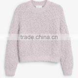 2017 Wholesale Customized Fashion Round Neck Sweaters Women's Pullover for Lady thumbnail-2