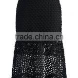 2016 Guangzhou Shandao New Design Summer Hot Selling Women Party Wear Black Slim Fit Lace Long Skirt Models thumbnail-2