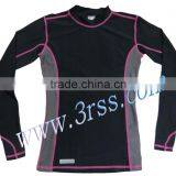 Women Long Sleeve Printed Custom Rash Guard With UPF50+ thumbnail-1