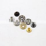 4 Colors 9mm Round Metal Brass Rhinestone Eyelets Crystal Diamond Grommets Glass Eyelets RE-9mm-001 thumbnail-1