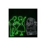 Disco laser lighting with 25kpss High speed optical scanner with 500mW Green Moving head