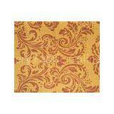 Plumply Flower Printed Faux Leather Upholstery Fabric With Non Woven Backing thumbnail-1