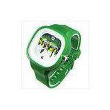 Army Green Military Soldier Elastic Silicone Jelly Watches For Men / Candy JellyWatch thumbnail-1