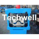 Roof Ridge Cap Cold Roll Forming Machine With HRC 50-60 Cutting Blade