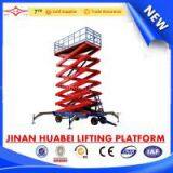 SJPT03-12 12m Lifting Height Four Wheel Mobile Lifting Platform