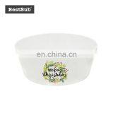 Sublimation Blanks Christmas Gifts 2017 Polymer Kid Bowl BKS04