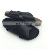 Wholesale Birken Cork Sandal Leather Stock Slippers Mens Oxford Slipper thumbnail-4