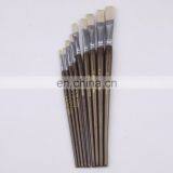 High Quality Bristle Painting Brush With Short Wooden Handle thumbnail-1