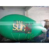 Green Airship Shaped Cheap Inflatable Helium Balloon Advertising Airplane Balloon With Logo thumbnail-1