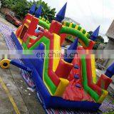 HI Digital Printing Colorful Giant Inflatable Obstacle Course for Kids