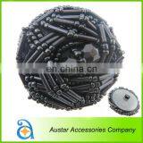 Wholesale Handmade Button With Beads Covered Accessories for Ring