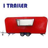 iTrailer FV-58 fiberglass concession BBQ food caravan