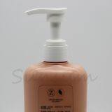 Free Sample 500ml Orange Flat Plastic Cosmetic Body Wash Bottle With Lotion Pump thumbnail-2