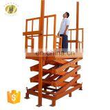 7LSJG Jinan SevenLift Cheap Residential Scissor Manual Conveyor Workshop Make Hydraulic Lift Elevator thumbnail-3