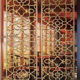 JYFQ0080 Stainless Steel Decorative Laser Cut Screen Living Room Divider Partition thumbnail-2