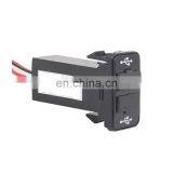 Dual USB Charger 40*22mm Car Charger With Cable for Suzuki thumbnail-1