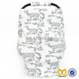 Multi-Use Stretchy Nursing Cover Baby Car Seat Cover Canopy Shopping Cart or Breastfeeding Cover thumbnail-4