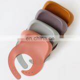 Super Soft Adjustable Baby Feeding Bibs With Food Catcher Pocket Silicone Baby Bibs Waterproof Bibs thumbnail-5