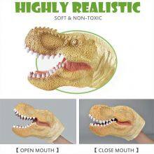 Soft Vinyl Custom Baby T-Rex Dinosaur Hand Puppet Original Design Role Play Tyrannosaurus Rex Dinosaur Toys thumbnail-5