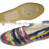 Best Handmade Rubber Sole shoes factory espadrilles casual shoes