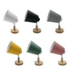 LED Wall Lamp Macaron Color Nordic Creative Bedroom Study Living Room Interior Wall Lamp Restaurant Corridor Cafe Decoration