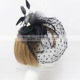 New Design Millinery Supplies Fascinator Hat With Veil thumbnail-4