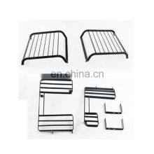 4X4 Steel Headlight Cover for Land Rover Defender 110 Taillight Cover for Defender 90 Headlamp Cover thumbnail-1