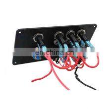 Modified Universal Pull Rocker Switch Panel With Light 12-24V With Fuse for Car RV Yacht and Ship thumbnail-4