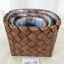 Chinese High Quality Wood Chip Storage Basket Customized Wholesale 