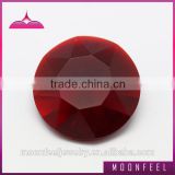 good quality red diamond cut glass gems bulk